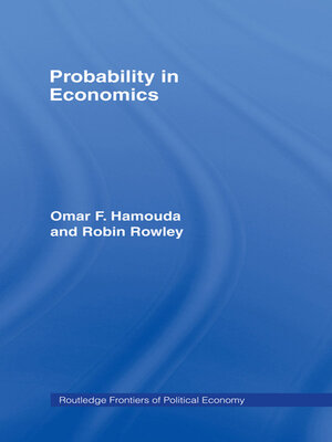 cover image of Probability in Economics